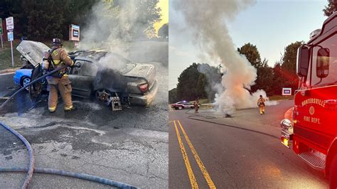 towed in tagalog|Gallery: Car catches on fire while being towed in Huntersville.